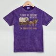PLEASE BE PATIENT WITH ME I'M FROM THE 1900s Clever Mineral Wash Tshirts Mineral Purple