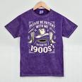Please Be Patient With Me I'm From The 1900s Cowboy Quote Mineral Wash Tshirts Mineral Purple