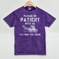 Please Be Patient With Me I'm From The 1900s Dad Vintage Mineral Wash Tshirts Mineral Purple