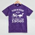 Please Be Patient With Me I'm From The 1900s Dinosaur Mineral Wash Tshirts Mineral Purple Please Be Patient With Me I'm From The 1900s Dinosaur Mineral Wash Tshirts Mineral Purple
