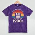Please Be Patient With Me I'm From The 1900s Floppy Disk Premium Tri-Blend Mineral Wash Tshirts Mineral Purple