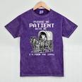Please Be Patient With Me I'm From The 1900s Frog Mineral Wash Tshirts Mineral Purple