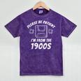 Please Be Patient I'm From The 1900s Gaming Mineral Wash Tshirts Mineral Purple