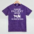 Please Be Patient With Me I'm From The 1900s Gen X Mineral Wash Tshirts Mineral Purple