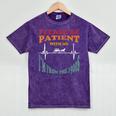 Please Be Patient With Me I'm From The 1900s Heart Beat Mineral Wash Tshirts Mineral Purple