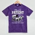 Please Be Patient With Me I'm From The 1900s Mineral Wash Tshirts Mineral Purple