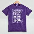 Please Be Patient I'm From The 1900s Old Man Mineral Wash Tshirts Mineral Purple