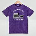 Please Be Patient I'm From The 1900s Oxen And Wagon Premium Mineral Wash Tshirts Mineral Purple Please Be Patient I'm From The 1900s Oxen And Wagon Premium Mineral Wash Tshirts Mineral Purple