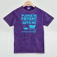 Please Be Patient With Me I'm From The 1900s Pixel Wagon Mineral Wash Tshirts Mineral Purple