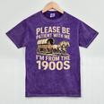 Please Be Patient With My I'm From The 1900s Retired Mineral Wash Tshirts Mineral Purple Please Be Patient With My I'm From The 1900s Retired Mineral Wash Tshirts Mineral Purple