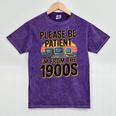 Please Be Patient I'm From The 1900s Retro Computer Premium Mineral Wash Tshirts Mineral Purple