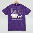 Please Be Patient With Me I'm From The 1900s Retro Gamer Premium Mineral Wash Tshirts Mineral Purple