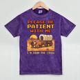 Please Be Patient I'm From The 1900s Retro Pixel Art Mineral Wash Tshirts Mineral Purple