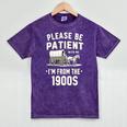 Please Be Patient I'm From The 1900s Retro Premium Tri-Blend Mineral Wash Tshirts Mineral Purple