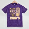 Please Be Patient With Me I'm From The 1900s Shirt Premium Mineral Wash Tshirts Mineral Purple