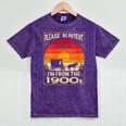 Please Be Patient I'm From The 1900s Sunset Vintage Wagon Mineral Wash Tshirts Mineral Purple Please Be Patient I'm From The 1900s Sunset Vintage Wagon Mineral Wash Tshirts Mineral Purple