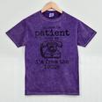 Please Be Patient With Me I'm From The 1900s Telephone Tees Mineral Wash Tshirts Mineral Purple
