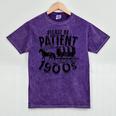 Please Be Patient With Me I'm From The 1900s Time Travel Mineral Wash Tshirts Mineral Purple