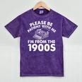Please Be Patient With Me I'm From The 1900s Typewriter Mineral Wash Tshirts Mineral Purple