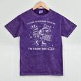 Please Be Patient With Me I'm From The 1900s Vintage 90s Premium Mineral Wash Tshirts Mineral Purple