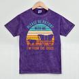 PLEASE BE PATIENT I'M FROM THE 1900s Vintage 1900s 90s Premium Tri-Blend Mineral Wash Tshirts Mineral Purple