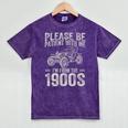 Please Be Patient I'm From The 1900s Vintage Car Mineral Wash Tshirts Mineral Purple