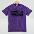 Please Be Patient With Me I'm From The 1900s Vintage Drowing Mineral Wash Tshirts Mineral Purple