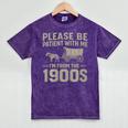 Please Be Patient I'm From The 1900s Vintage Over The Hill Premium Tri-Blend Mineral Wash Tshirts Mineral Purple Please Be Patient I'm From The 1900s Vintage Over The Hill Premium Tri-Blend Mineral Wash Tshirts Mineral Purple