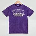 Please Be Patient I'm From The 1900s Vintage Humor Mineral Wash Tshirts Mineral Purple
