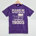 Please Be Patient I'm From The 1900s Vintage Old-Timer Mineral Wash Tshirts Mineral Purple