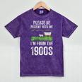 Please Be Patient With Me I'm From The 1900s Vintage Ox Mineral Wash Tshirts Mineral Purple