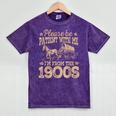 Please Be Patient I'm From The 1900s Vintage Tee Mineral Wash Tshirts Mineral Purple