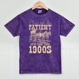 Please Be Patient To Me I'm From The 1900s Wild West Vintage Premium Mineral Wash Tshirts Mineral Purple