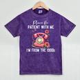Please Be Patient With Me I'm From The 1900s Women Girl Premium Mineral Wash Tshirts Mineral Purple