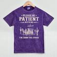 Please Be Patient With Me I'm From The 1900s Women Mineral Wash Tshirts Mineral Purple
