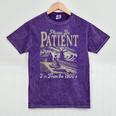 Please Be Patient With Me I'm From The 1900s For Women Mineral Wash Tshirts Mineral Purple