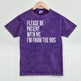 Please Be Patient With Me I’m From The 90s Kid Nostalgia Mineral Wash Tshirts Mineral Purple