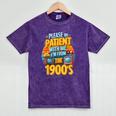Please Be Patient-With Me I'm From The 1900s Retro 90's Mineral Wash Tshirts Mineral Purple