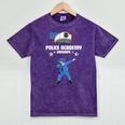 Police Academy Graduate Shirt Police Academy Graduation Gift Mineral Wash Tshirts Mineral Purple