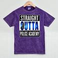 Police Academy Shirt Police Officer Graduation Mineral Wash Tshirts Mineral Purple