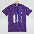 Police Graduation Est 2025 Back Print Police Academy Vintage Mineral Wash Tshirts Mineral Purple
