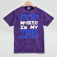 Pop Music Becomes a Time Machine Nostalgia Sound Quote Mineral Wash Tshirts Mineral Purple