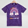 Pre k Graduation Class 2025 Graduate Pre-k Rainbow Girls Mineral Wash Tshirts Mineral Purple