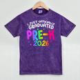 Pre-K Graduation Class Of 2026 Pre-K Graduated 2026 Mineral Wash Tshirts Mineral Purple