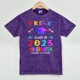 Pre-k Graduation Pre Kindergarten Class Of 2023 Boys Girls Mineral Wash Tshirts Mineral Purple