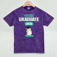Pre K Graduation Shirt Cute Graduate 2018 Wise Owl Mineral Wash Tshirts Mineral Purple