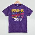 Pre-K Nailed It Class Of 2018 Graduation Mineral Wash Tshirts Mineral Purple