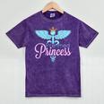 Pre-Med Women Pre Med Princess Graduation Mineral Wash Tshirts Mineral Purple