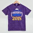 Pre School Graduation Shirts Graduate Grad 2018 Mineral Wash Tshirts Mineral Purple