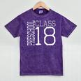 Preschool Class Of 2018 Cute Graduation Mineral Wash Tshirts Mineral Purple